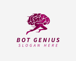 Fast Brain Intelligence logo design