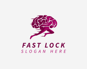 Fast Brain Intelligence logo design