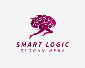 Fast Brain Intelligence logo design