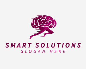 Fast Brain Intelligence logo design