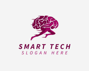 Fast Brain Intelligence logo design