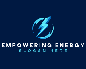 Bolt Lightning Power logo design