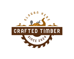 Woodworking Planer Saw logo design