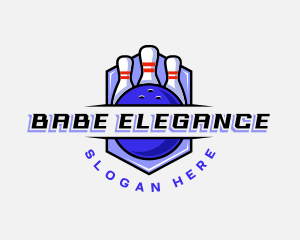 Sports Bowling Competition logo design