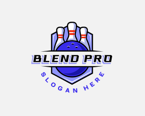 Sports Bowling Competition logo design