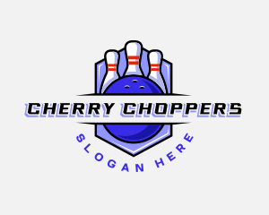 Sports Bowling Competition logo design