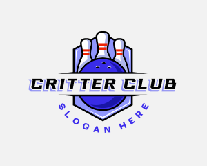 Sports Bowling Competition logo design