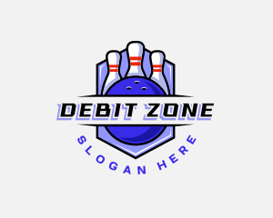 Sports Bowling Competition logo design