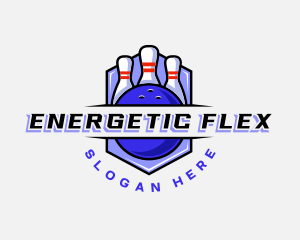 Sports Bowling Competition logo design