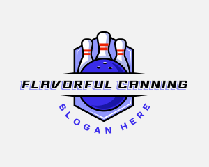 Sports Bowling Competition logo design