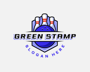 Sports Bowling Competition logo design