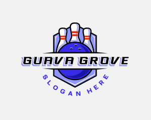 Sports Bowling Competition logo design