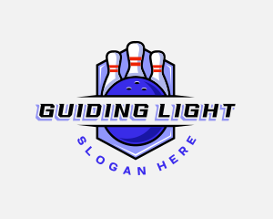 Sports Bowling Competition logo design