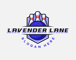 Sports Bowling Competition logo design