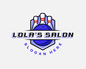 Sports Bowling Competition logo design