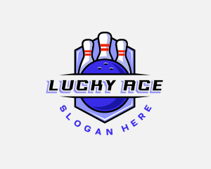 Sports Bowling Competition logo design