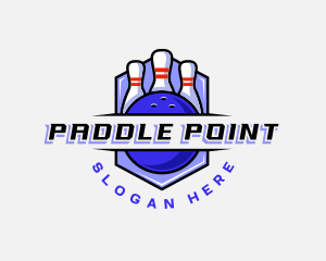 Sports Bowling Competition logo design