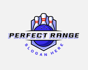 Sports Bowling Competition logo design