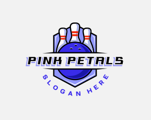 Sports Bowling Competition logo design