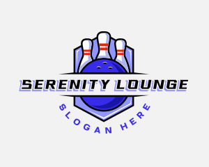 Sports Bowling Competition logo design