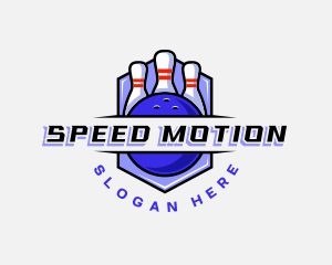 Sports Bowling Competition logo design