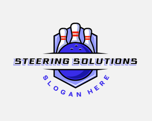 Sports Bowling Competition logo design