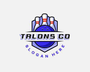 Sports Bowling Competition logo design