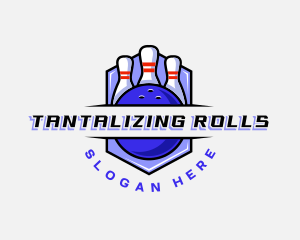 Sports Bowling Competition logo design