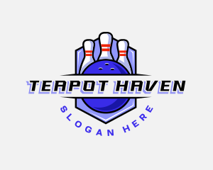 Sports Bowling Competition logo design