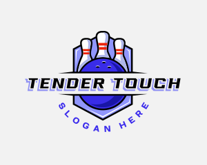 Sports Bowling Competition logo design