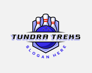 Sports Bowling Competition logo design