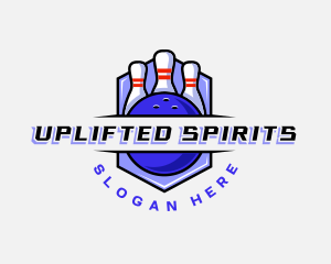 Sports Bowling Competition logo design