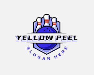 Sports Bowling Competition logo design