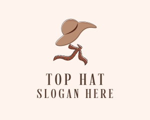 Fashion Hat Scarf  logo design