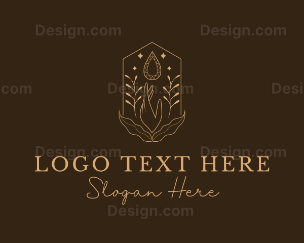 Elegant Ornamental Gemstone Logo