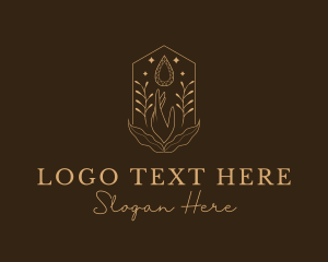 Elegant Ornamental Gemstone logo