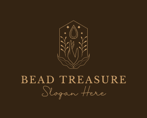 Elegant Ornamental Gemstone logo design