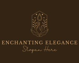 Elegant Ornamental Gemstone logo design