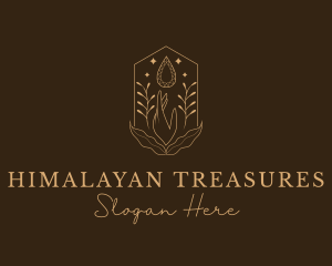 Elegant Ornamental Gemstone logo design