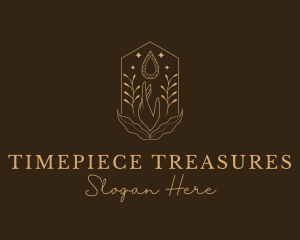 Elegant Ornamental Gemstone logo design