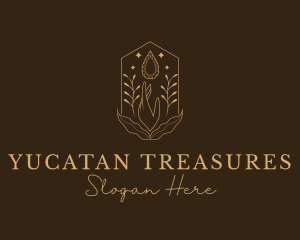 Elegant Ornamental Gemstone logo design