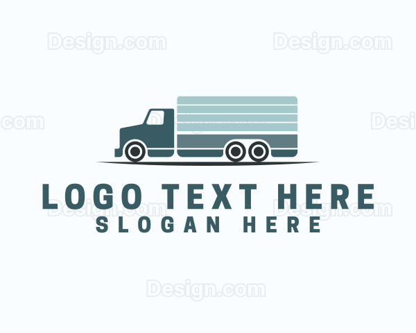 Logistics Truck Transportation Logo