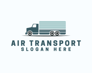 Logistics Truck Transportation logo design