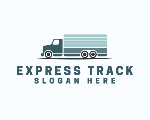 Logistics Truck Transportation logo design