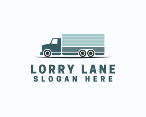 Logistics Truck Transportation logo design