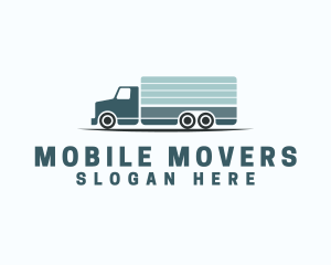 Logistics Truck Transportation logo design