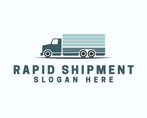 Logistics Truck Transportation logo design