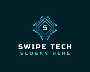 Software Cyber Technology logo design