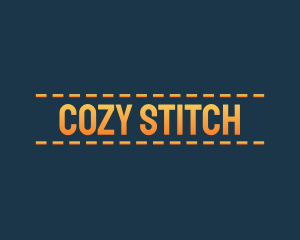 Elegant Sewing Stitch logo design