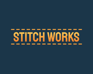 Elegant Sewing Stitch logo design